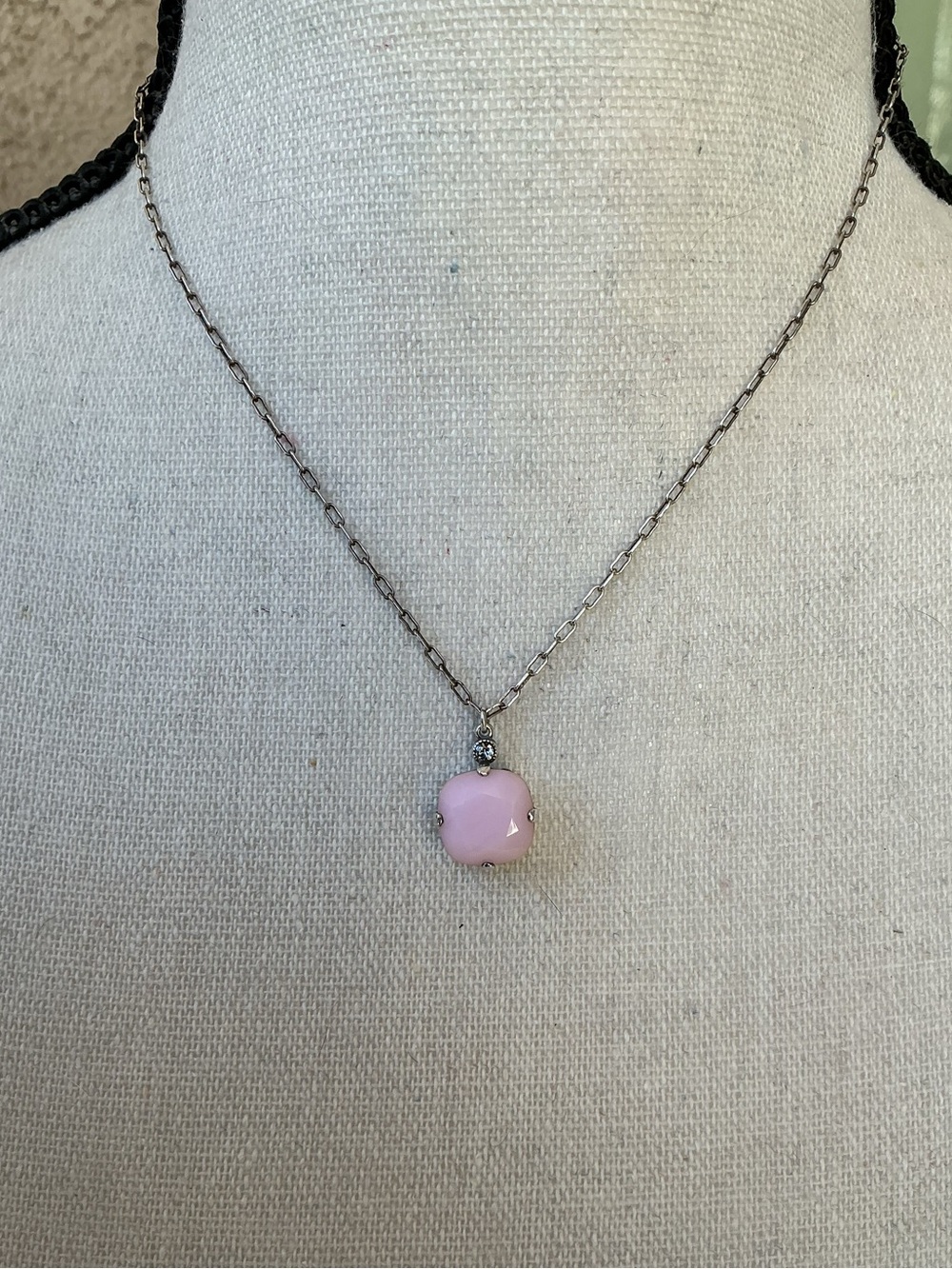 Bubblegum Pink Swarovski Necklace - La Vie Parisienne by Catherine Popesco
